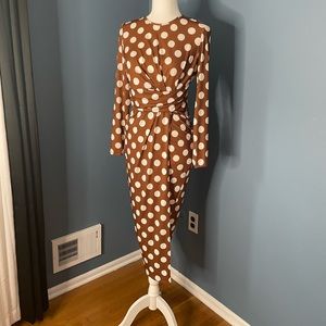 ASOS Cuban Inspired Polkadot Dress